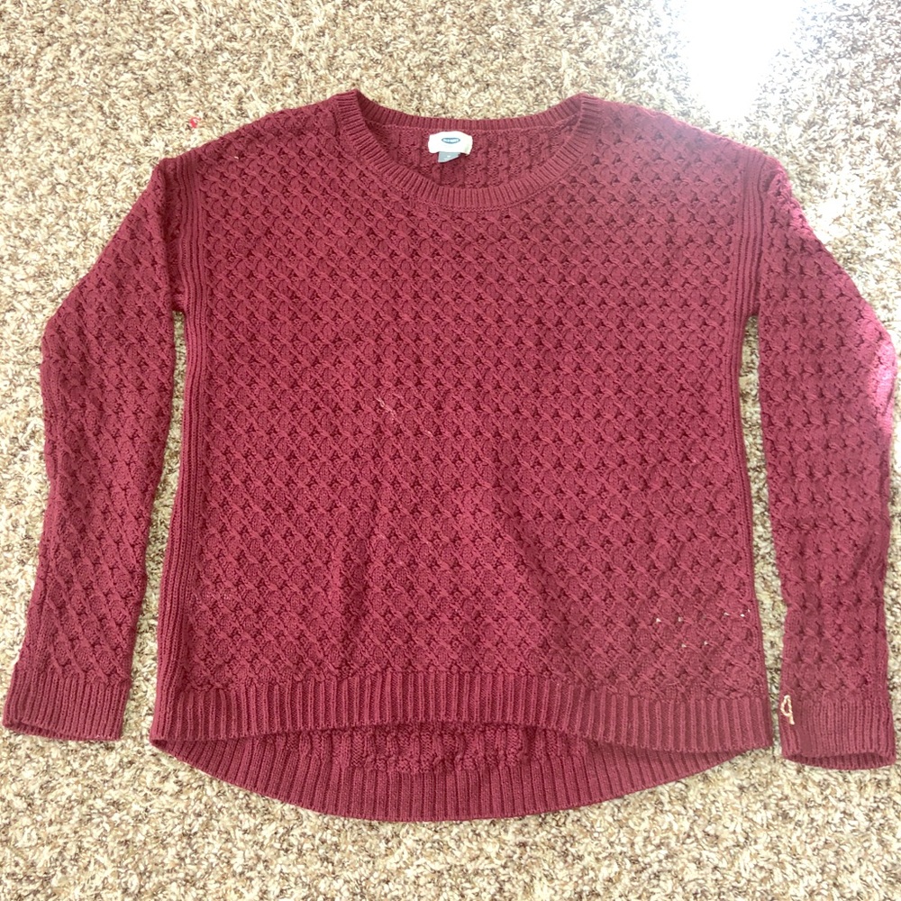 Old Navy Maroon Sweater